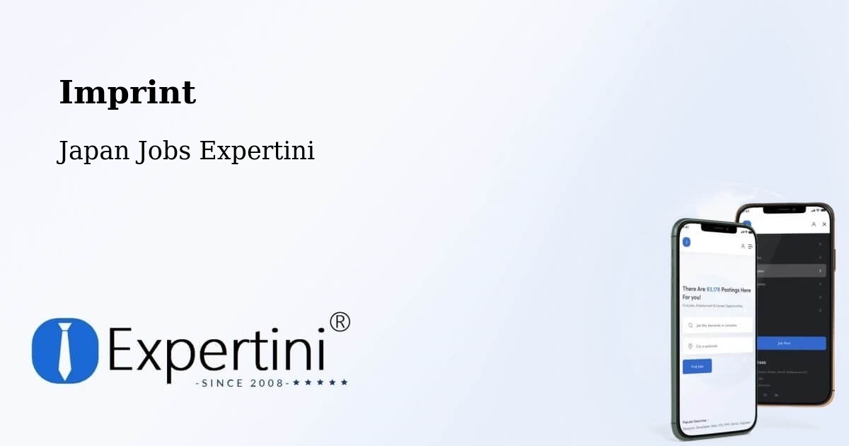 Imprint – Shinshiro - Japan Jobs Expertini